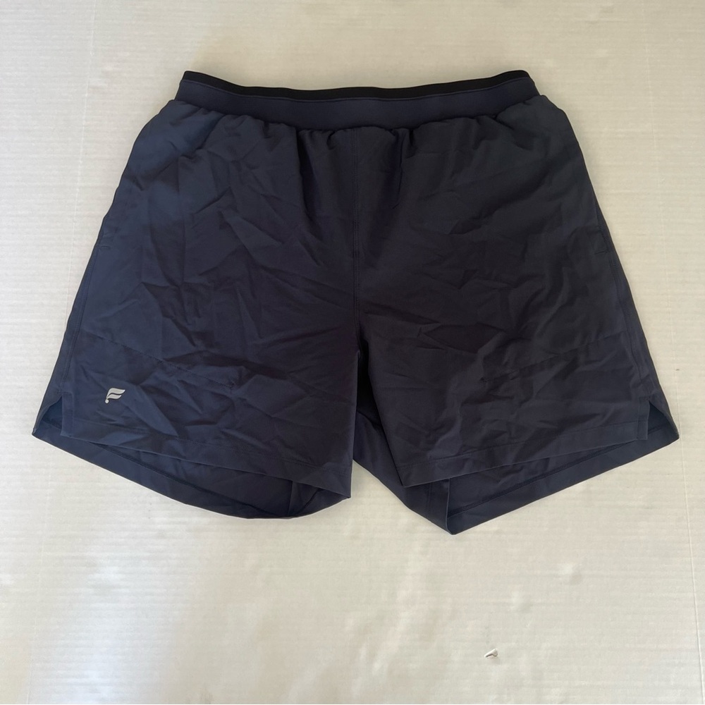Fabletics Shorts, The 7” Fundamental Short Lined  dark blue size large